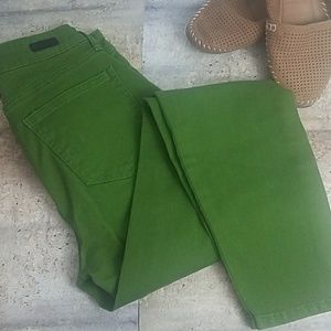 Kut From the cloth Green jeans Cargo capri size 4
